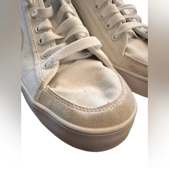 Men’s Puma Smash V2 VULC CV Casual White Canvas Sneakers main image 5